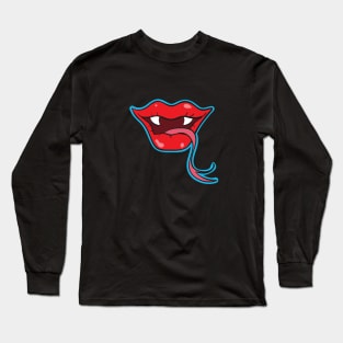 Snake Lips Long Sleeve T-Shirt